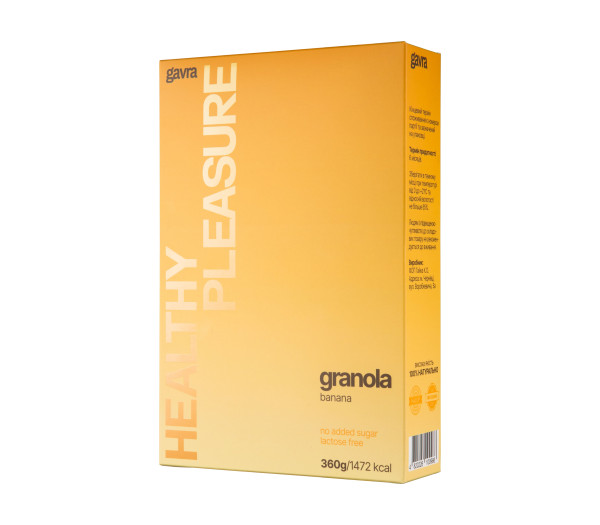 Гранола бананова, 385 г