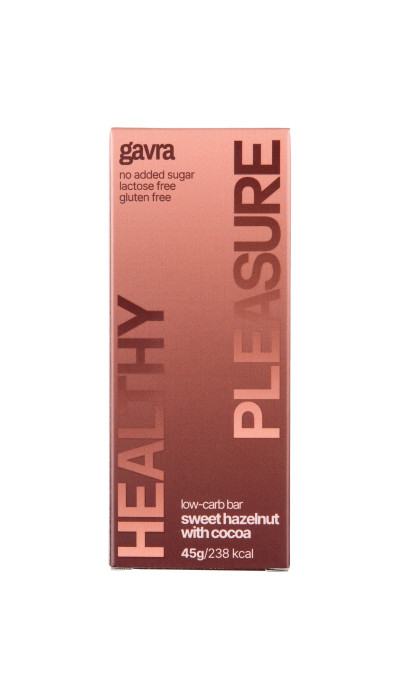 Низьковуглеводний батончик фундуковий, 45 г